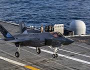 F-35C that landed on the USS Abraham Lincoln on Nov. 30.