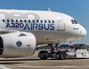 Airbus A320neo on runway