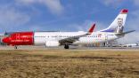 Norwegian airlines boeing 737-800