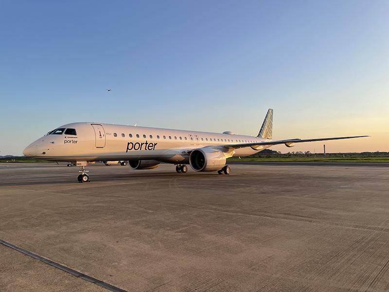 porter embraer e195 e2