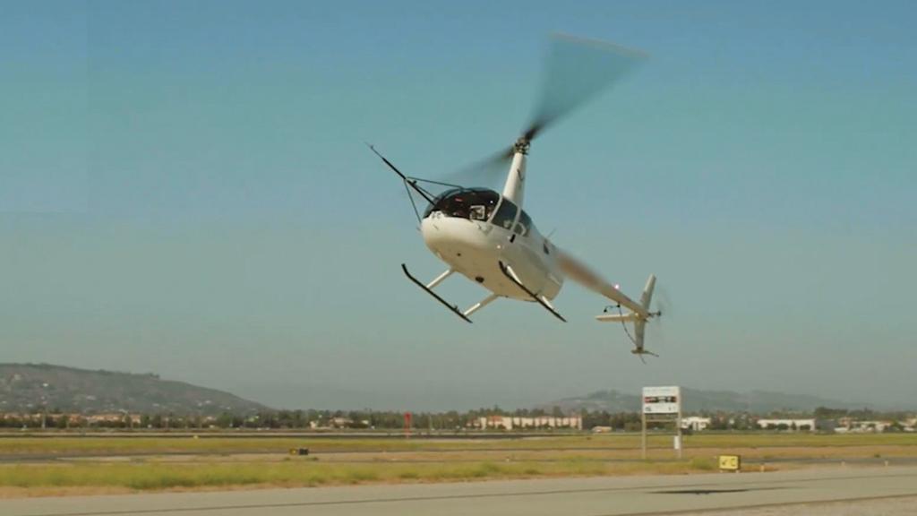 Robinson R66 in flight