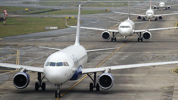 aircraft on runway